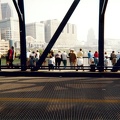 Crowd on Carter Road Bridge